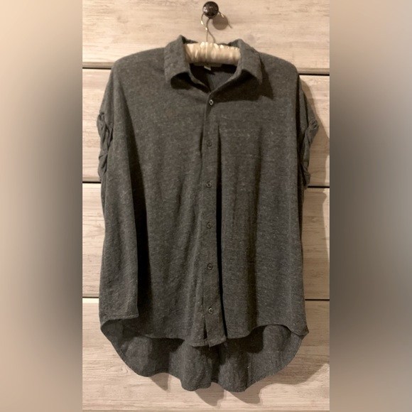 By Corpus Tops - By Corpus Oversized Sleeveless Button Down